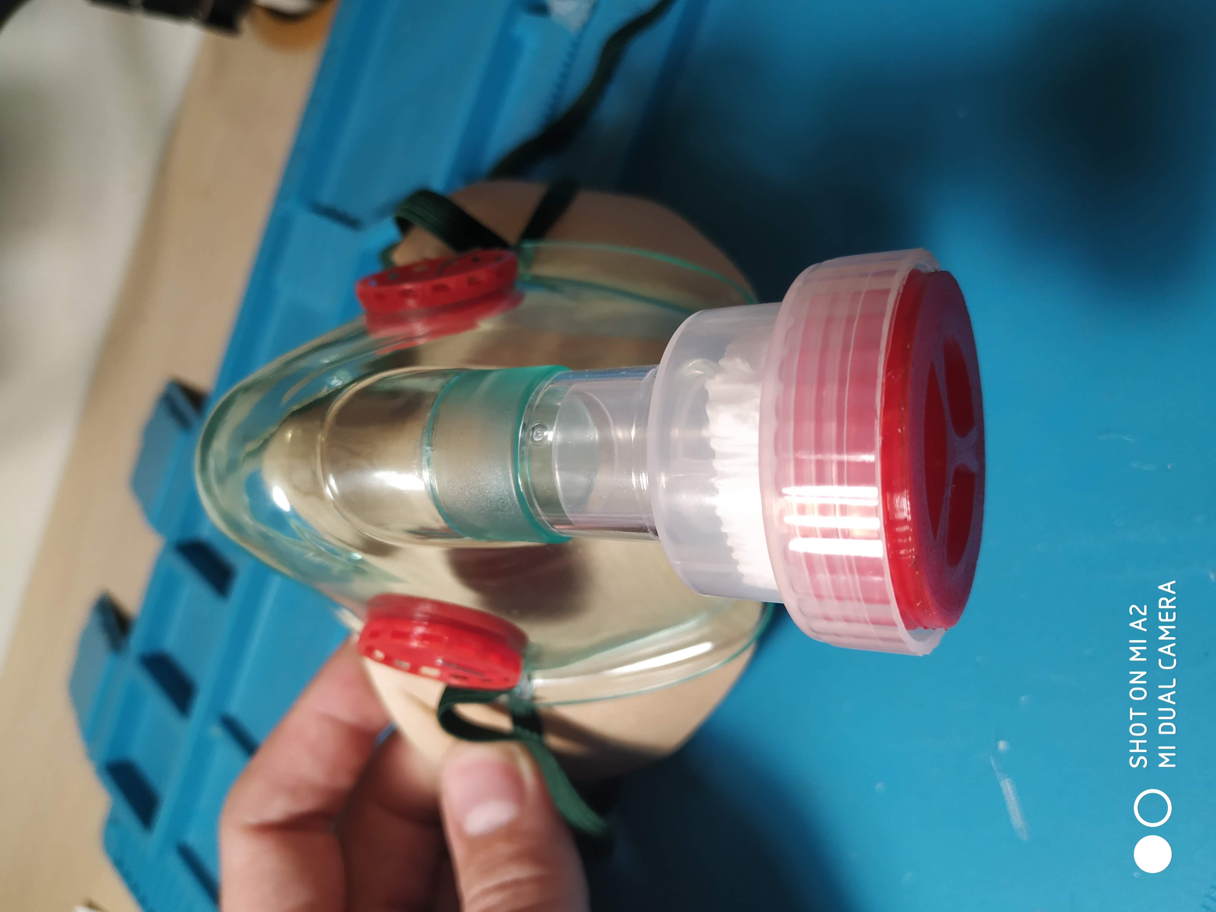 Turn ventilation mask to a filtration mask