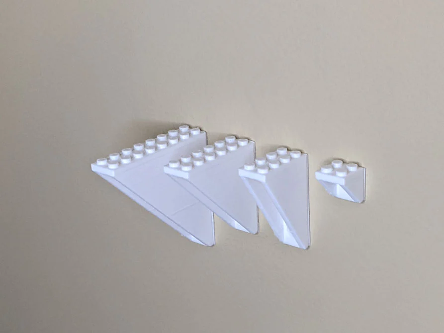 Mount Brick: LEGO® Compatible Brick Wall Mounts