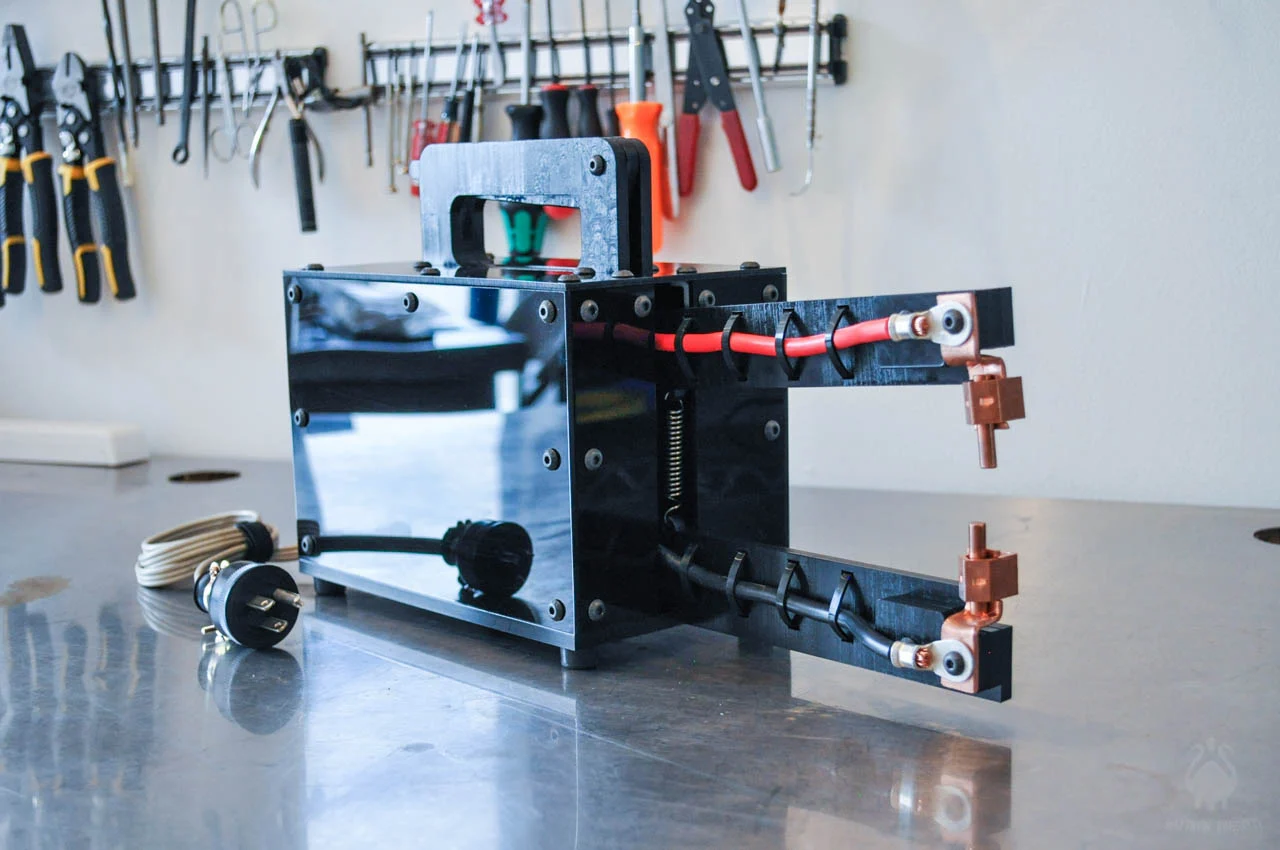 Scrap Microwave Spot Welder