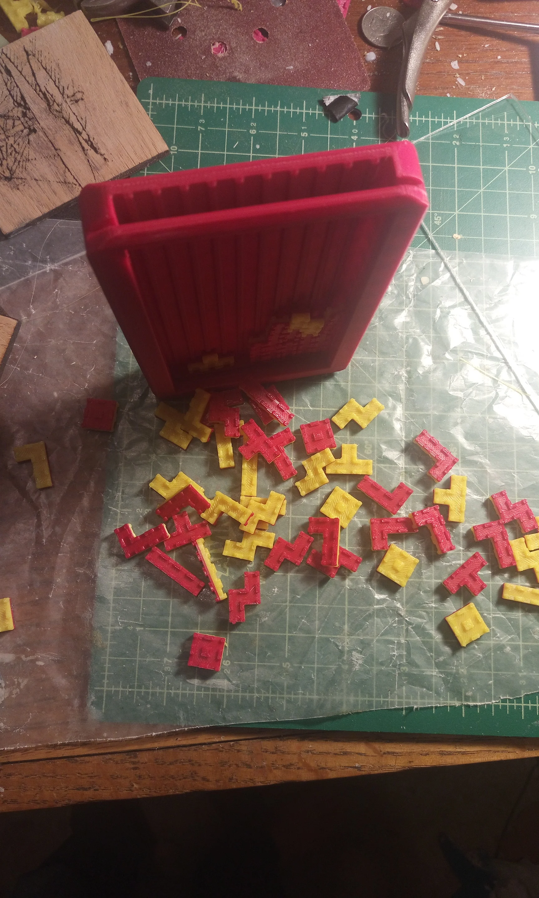 Tabletop Tetris game