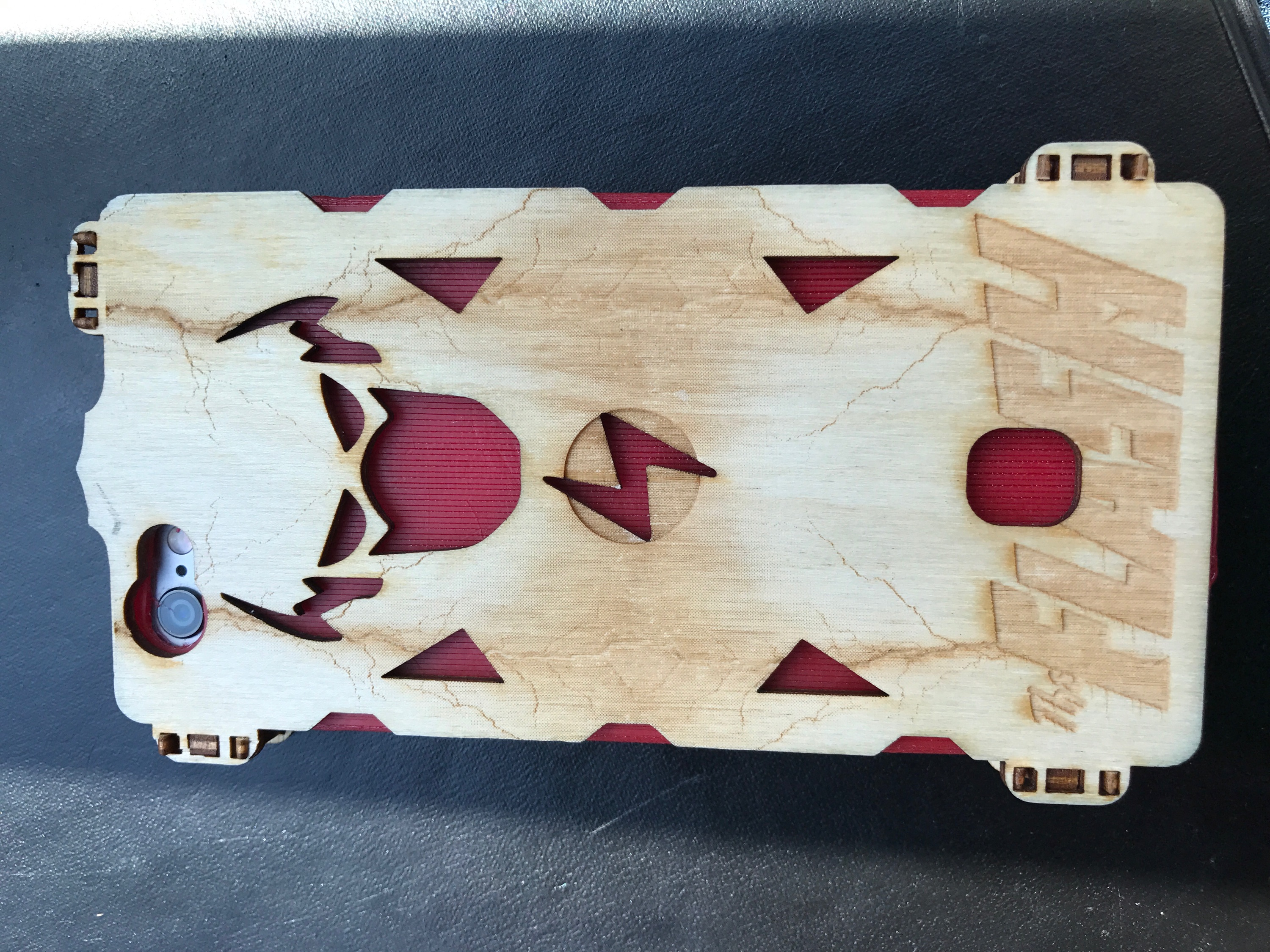 The Flash Wooden iPhone 6 phone case