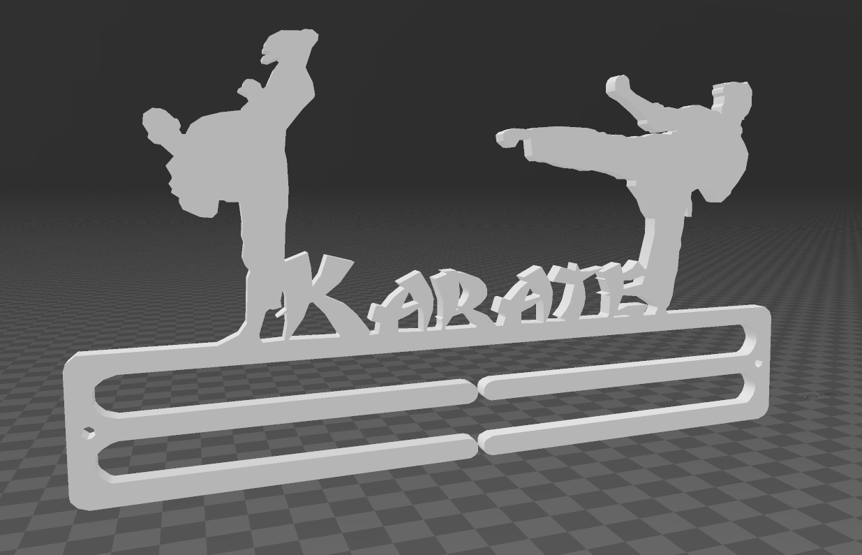 Karate Medal Hanger