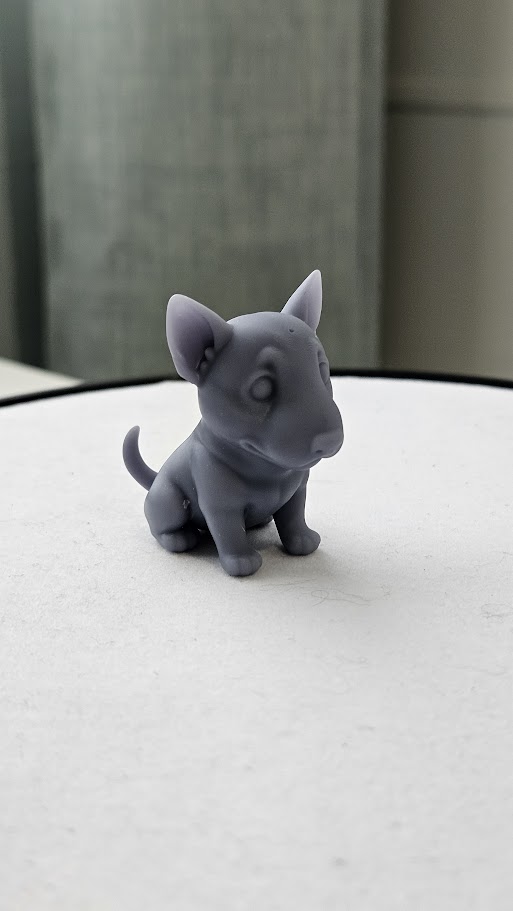 Cute Bull Terrier Figurine