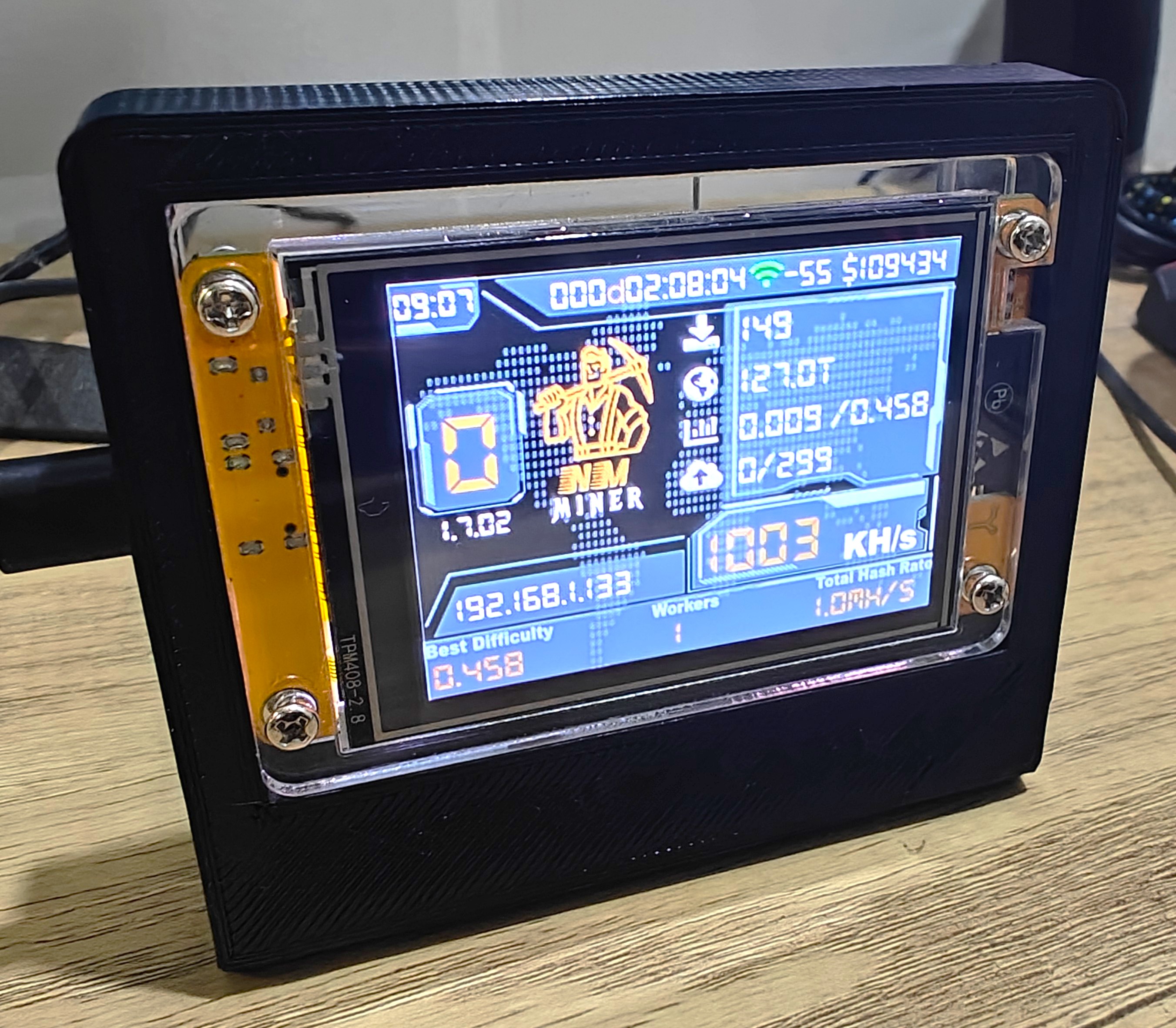 Stand for NMMiner NerdMiner
