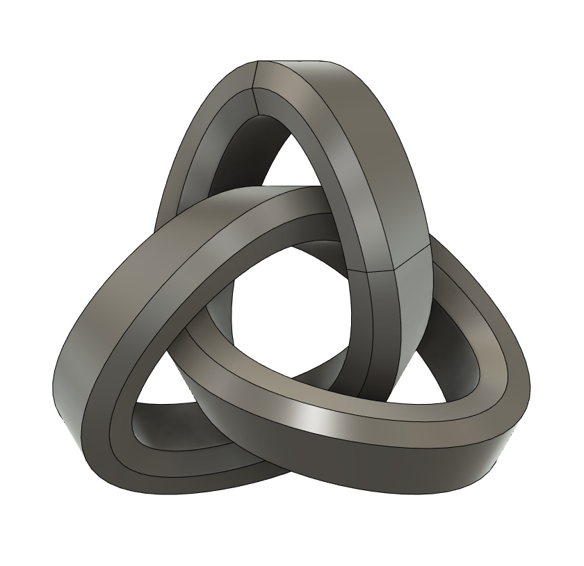 Trefoil knot - Inspired by the Medusa from Dr Stone