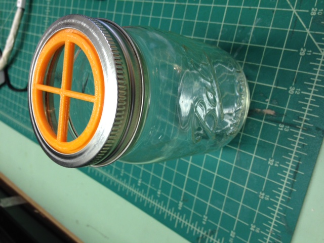 mason jar toothbrush holder