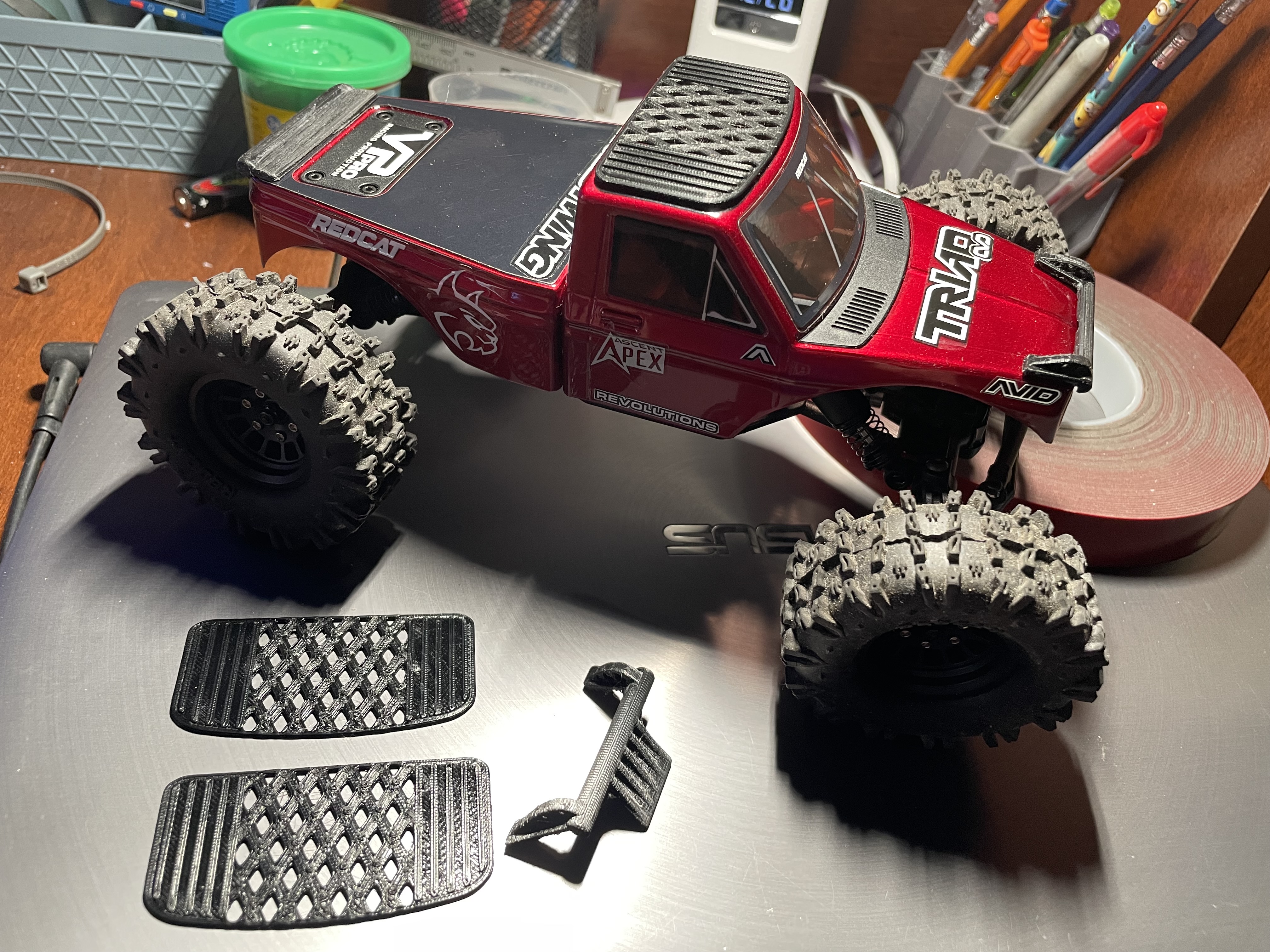 redcat ascent 18 apex flip skid plate
