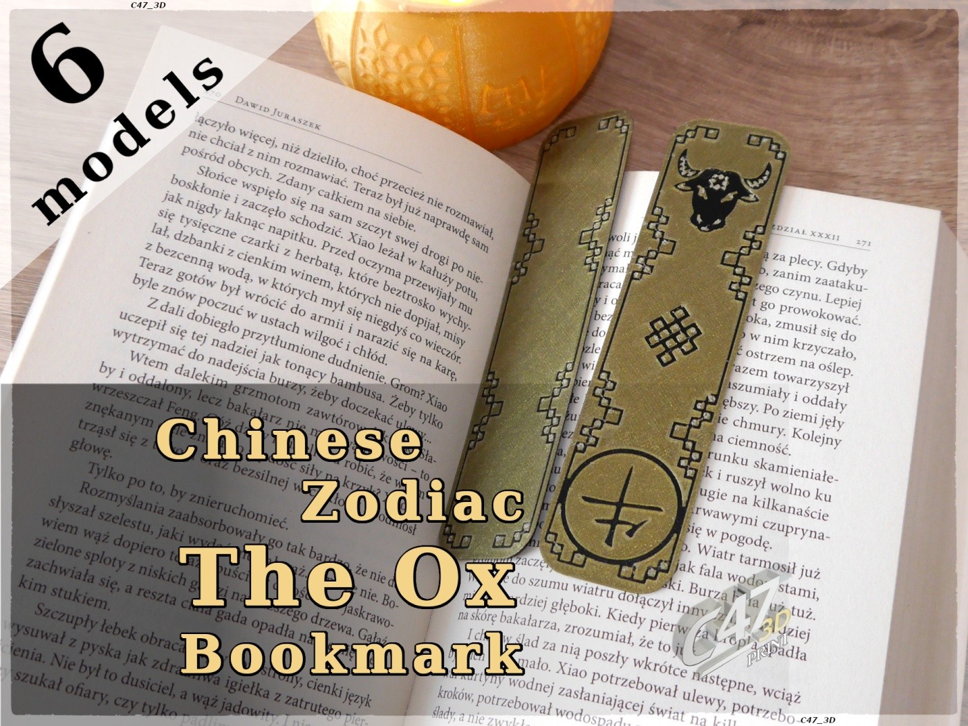 The Ox - Chinese Zodiac bookmark