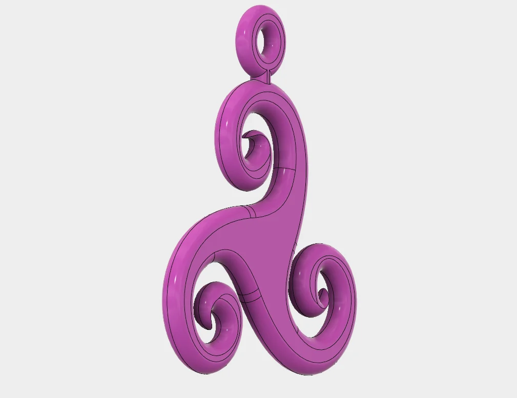 Triskele Earing