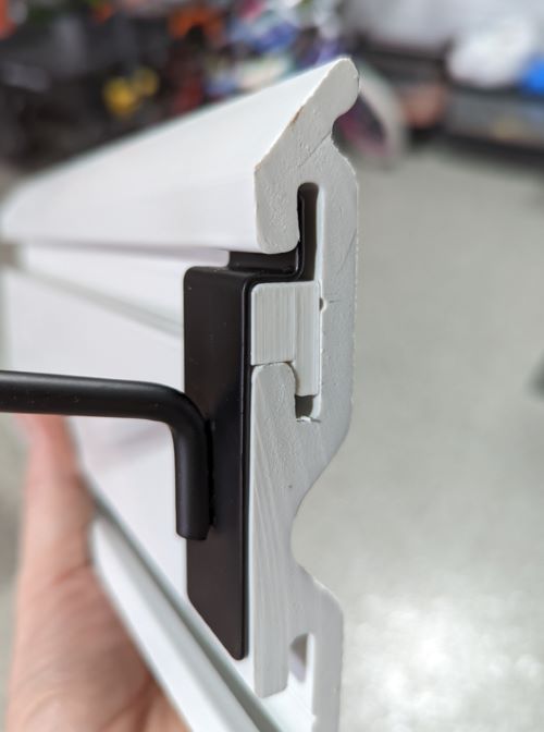 Slatwall to Gladiator Gearwall / Geartrack Adapter
