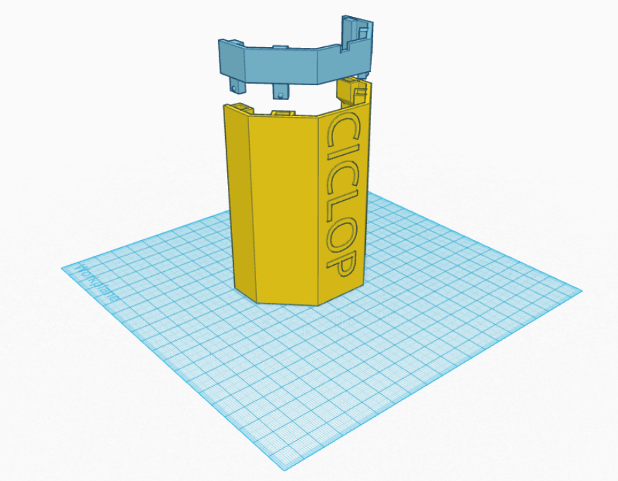 CowTech 3D scanner back cover - M3D mod
