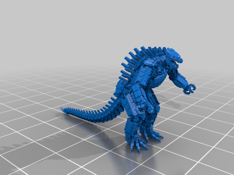 Mechagodzilla 2021 (IMPROVED) for 3D printing