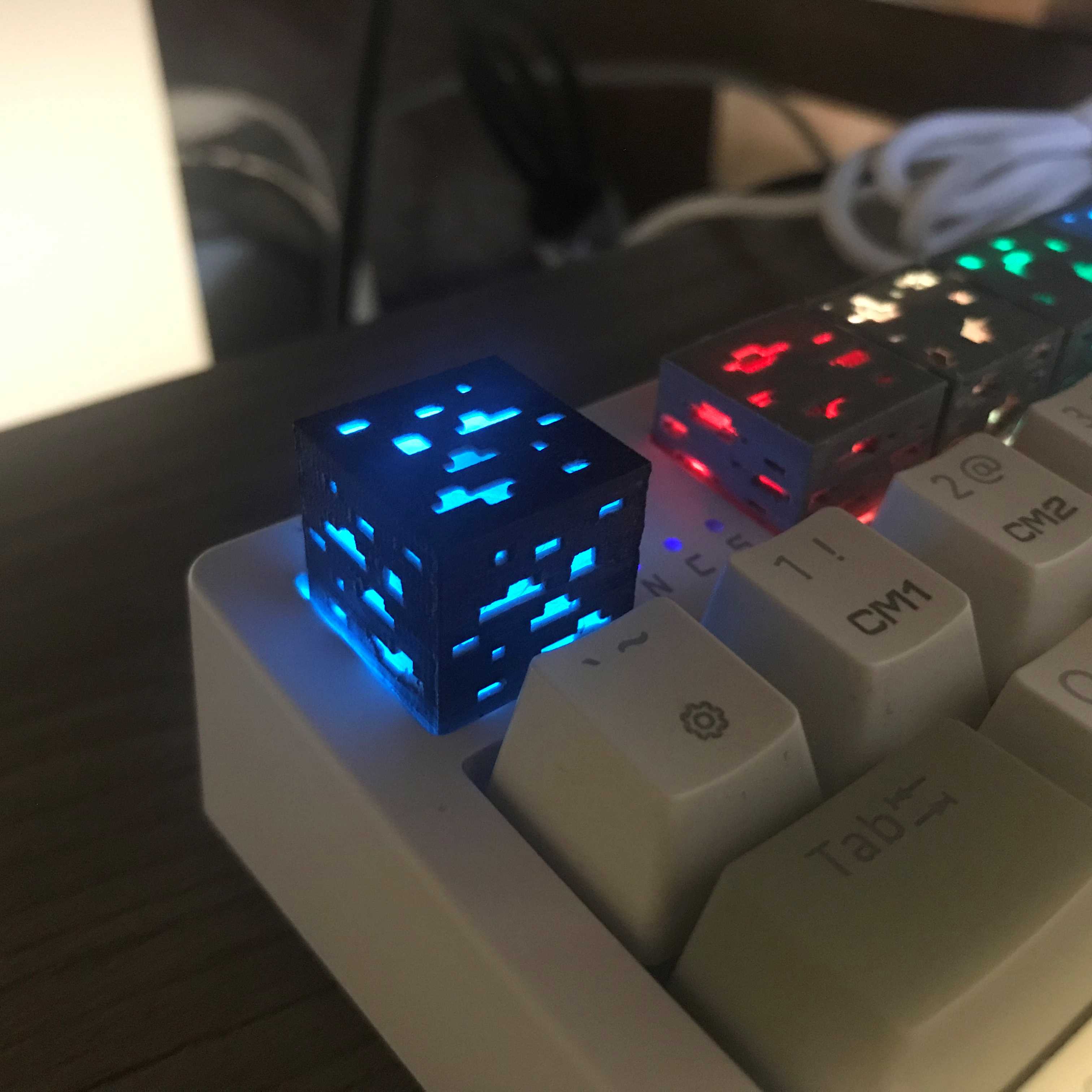 Minecraft Ore Keycaps
