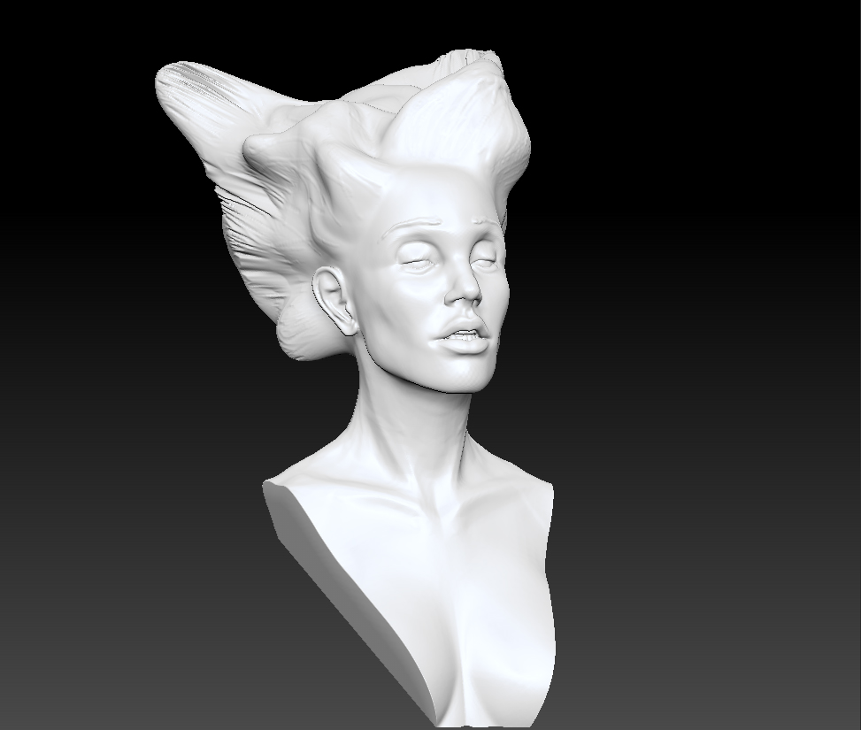 Angel. Wing-Haired Lady