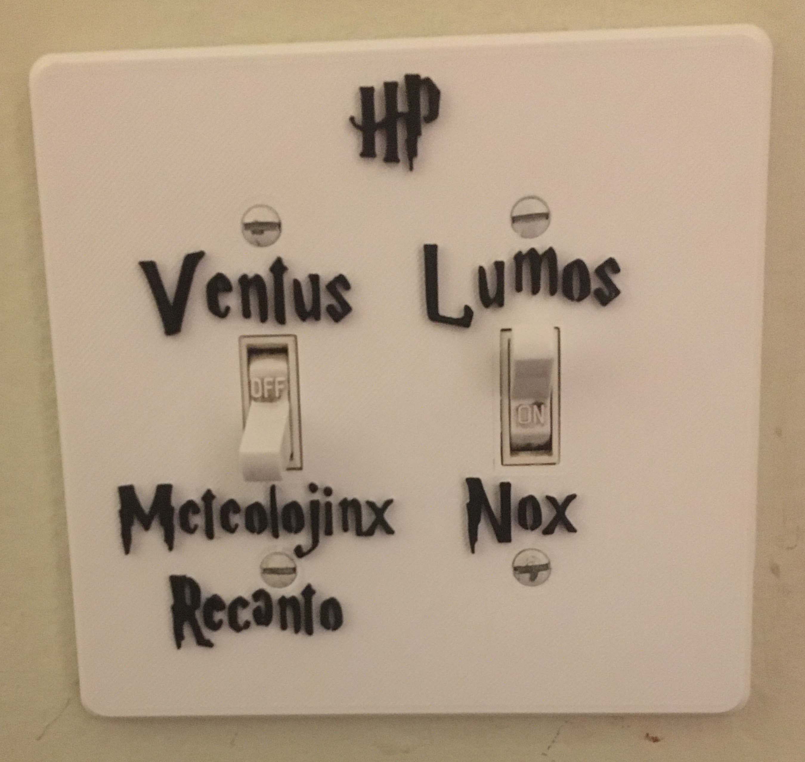 Harry Potter Dual Light and Fan Switch