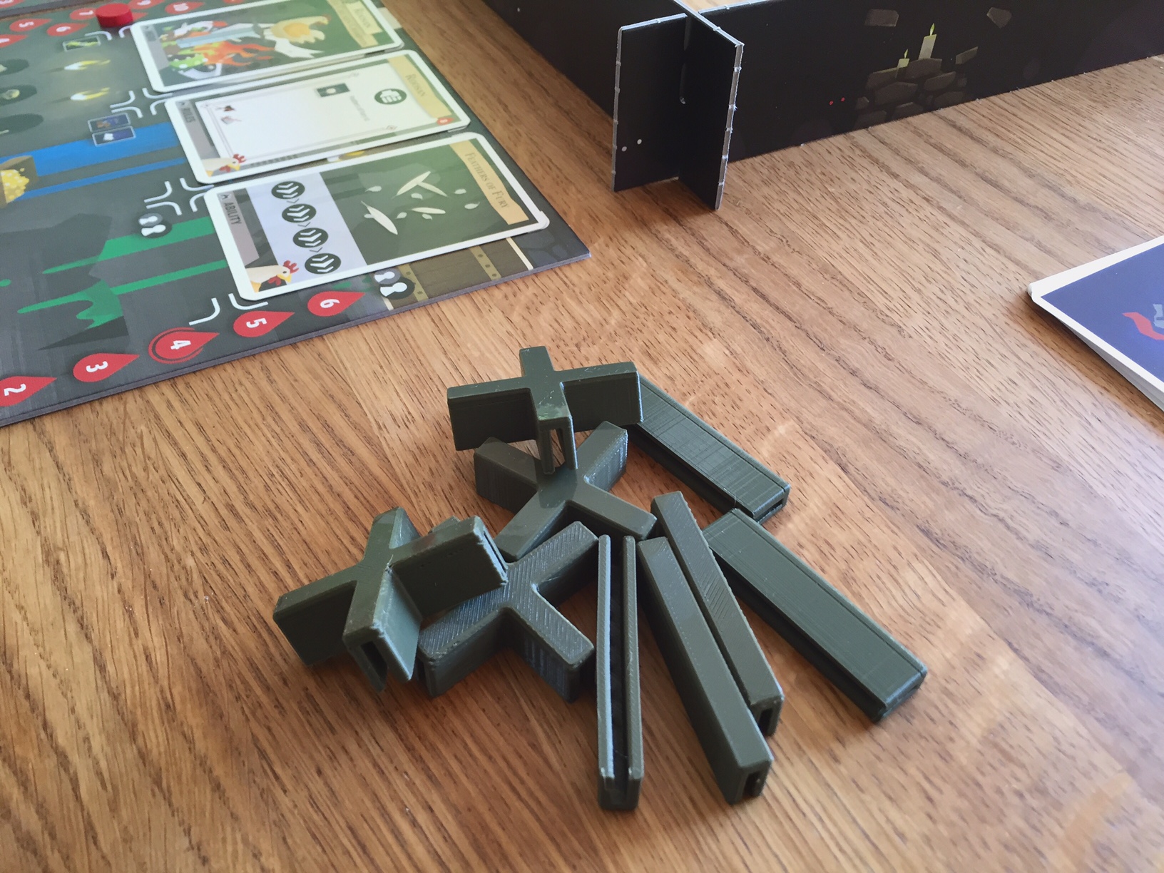 Catacombs (third edition) barrier supports