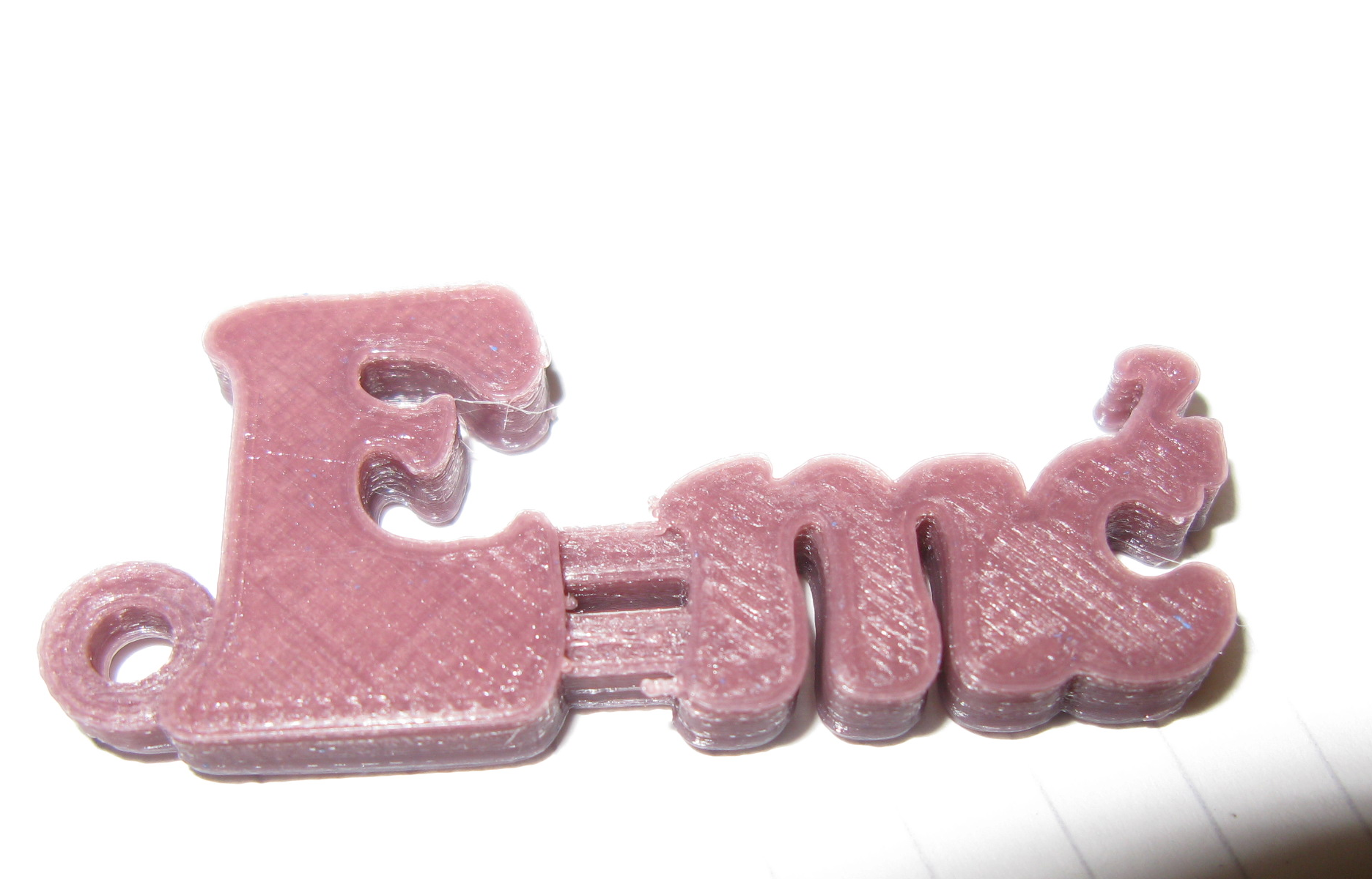 Novelty Equation Key Tag