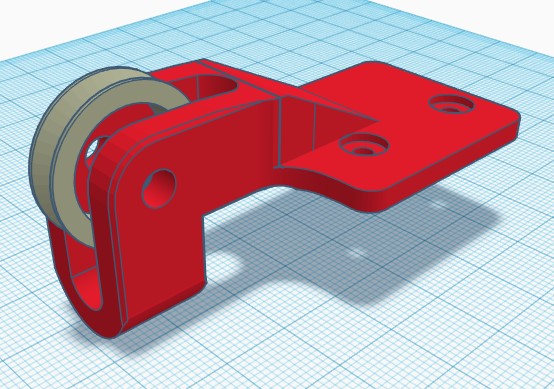 Tronxy XY-2 Pro filament guide (625zz bearing)