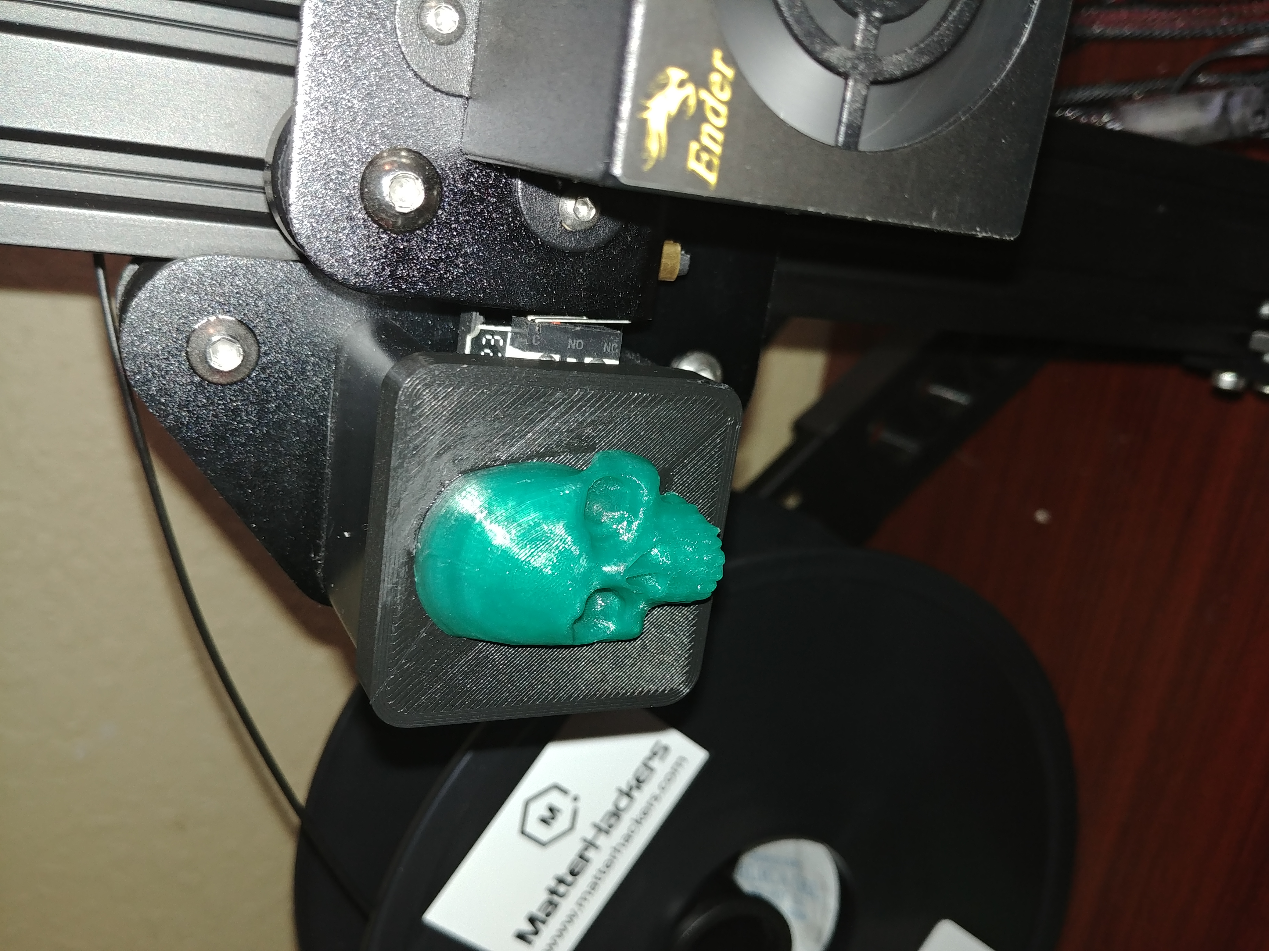 Skull Face QR Cover - Ender 3 Pro / CR-6 se