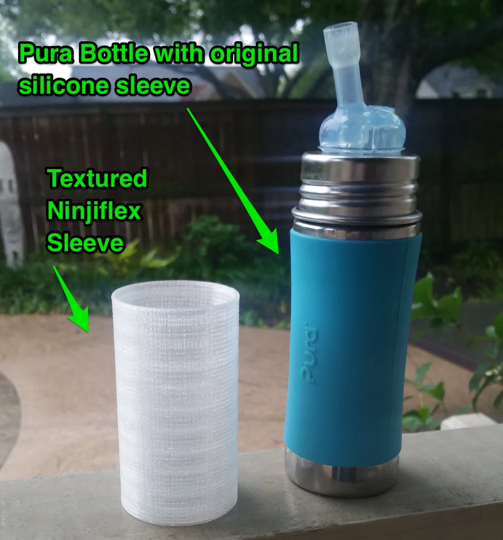 Textured Sleeve for Pura Stainless Water Bottle