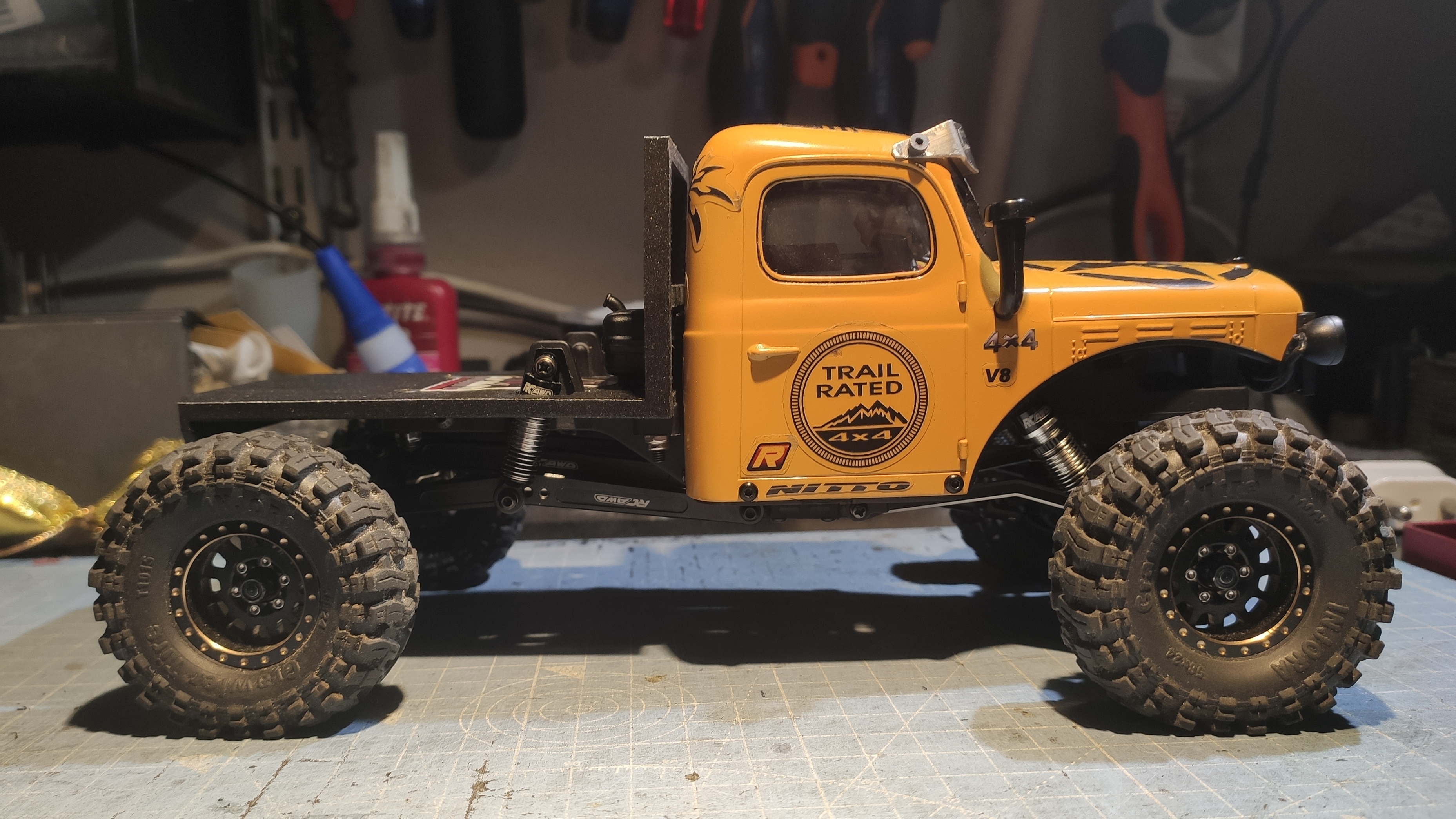 FMS FCX24 Power Wagon flatbed V2 long