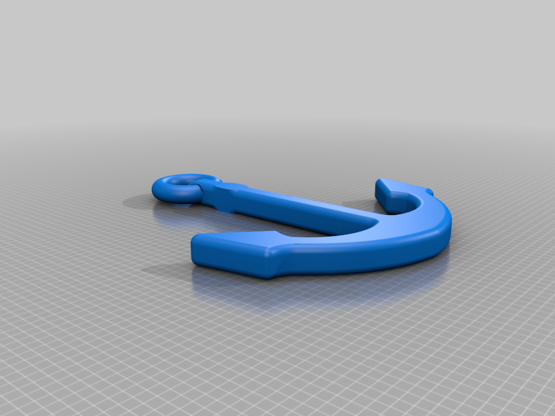 Mini maritime anchor (no name and no date)
