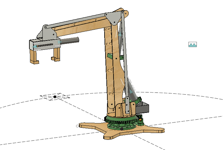 "Hydroelectric" robotic arm