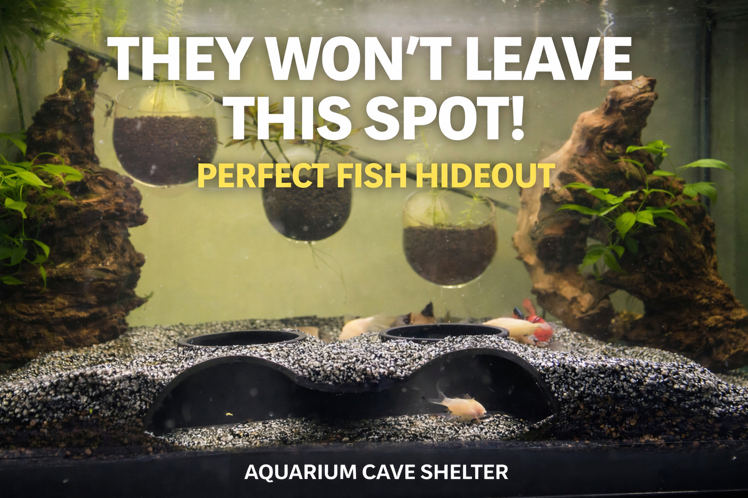 Aquarium Cave Shelter