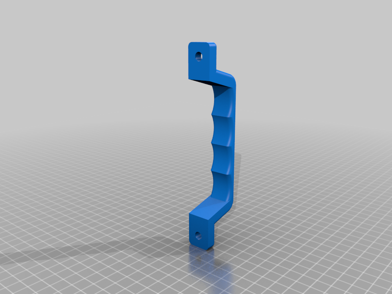 Universal drawer handle w/countersunk holes