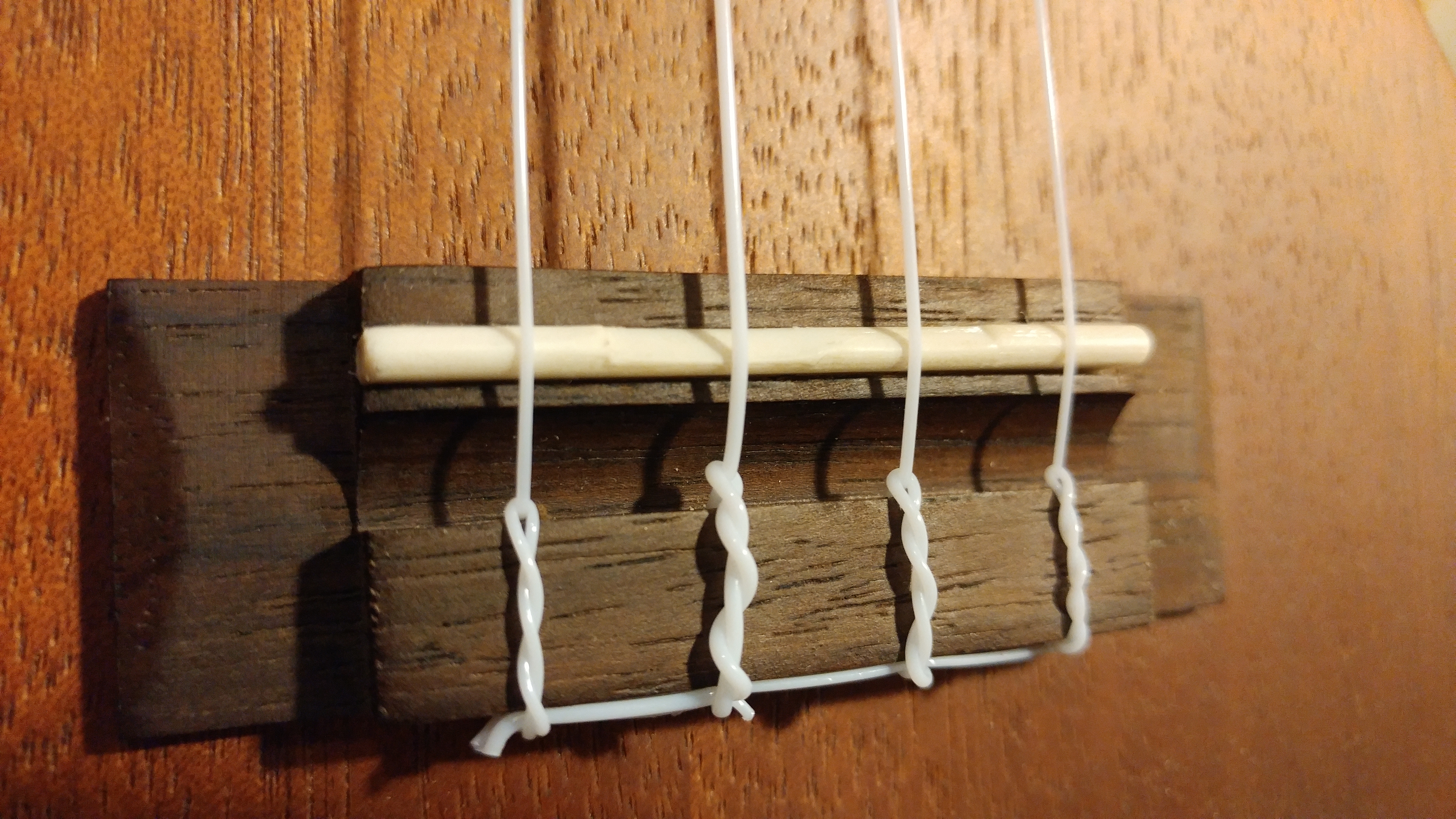 Intonated Saddle for Ukulele