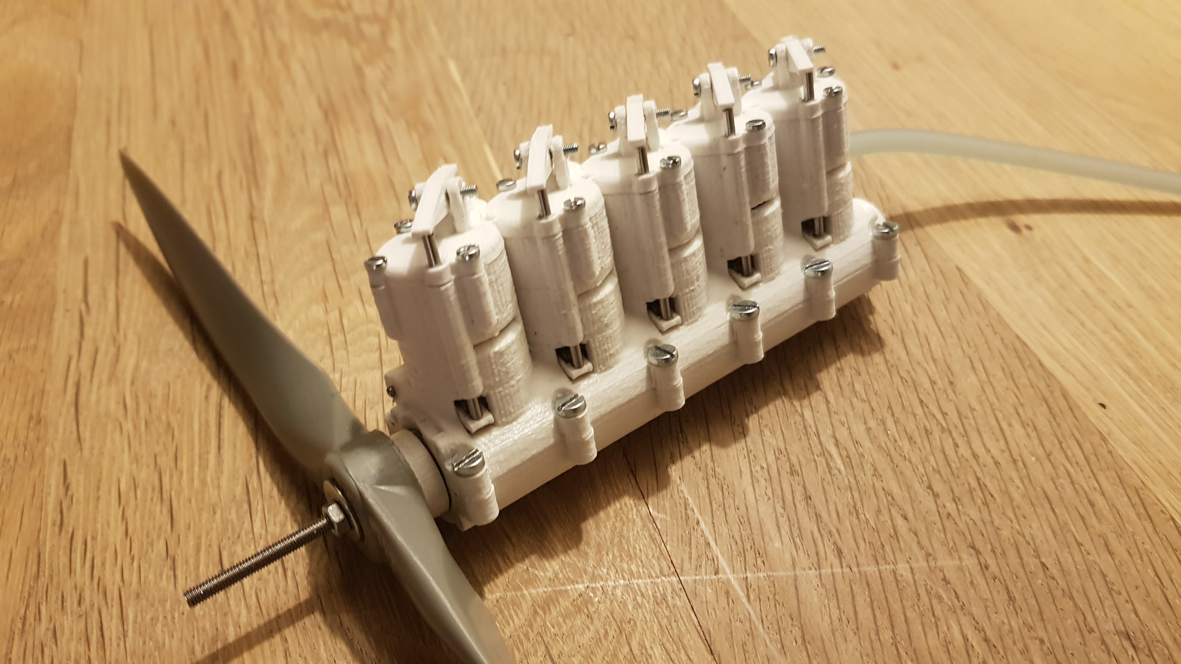 Modular compressed air engine (Working)