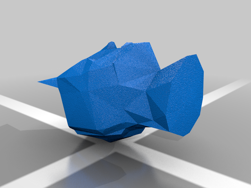 Human Head of Catman (Printable; No Support Needed)