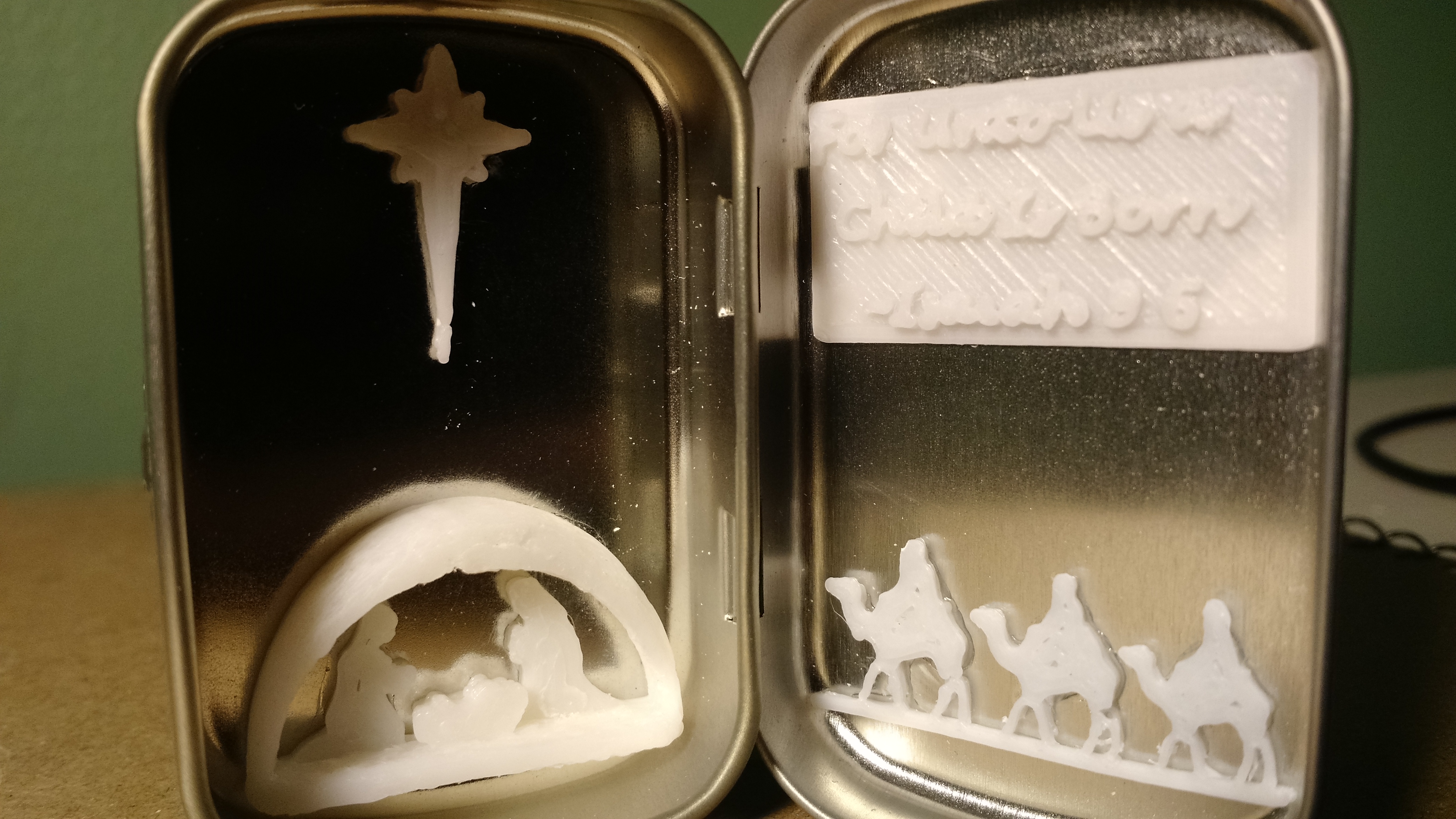 Altoids Smalls Chrismas Nativity Ornament