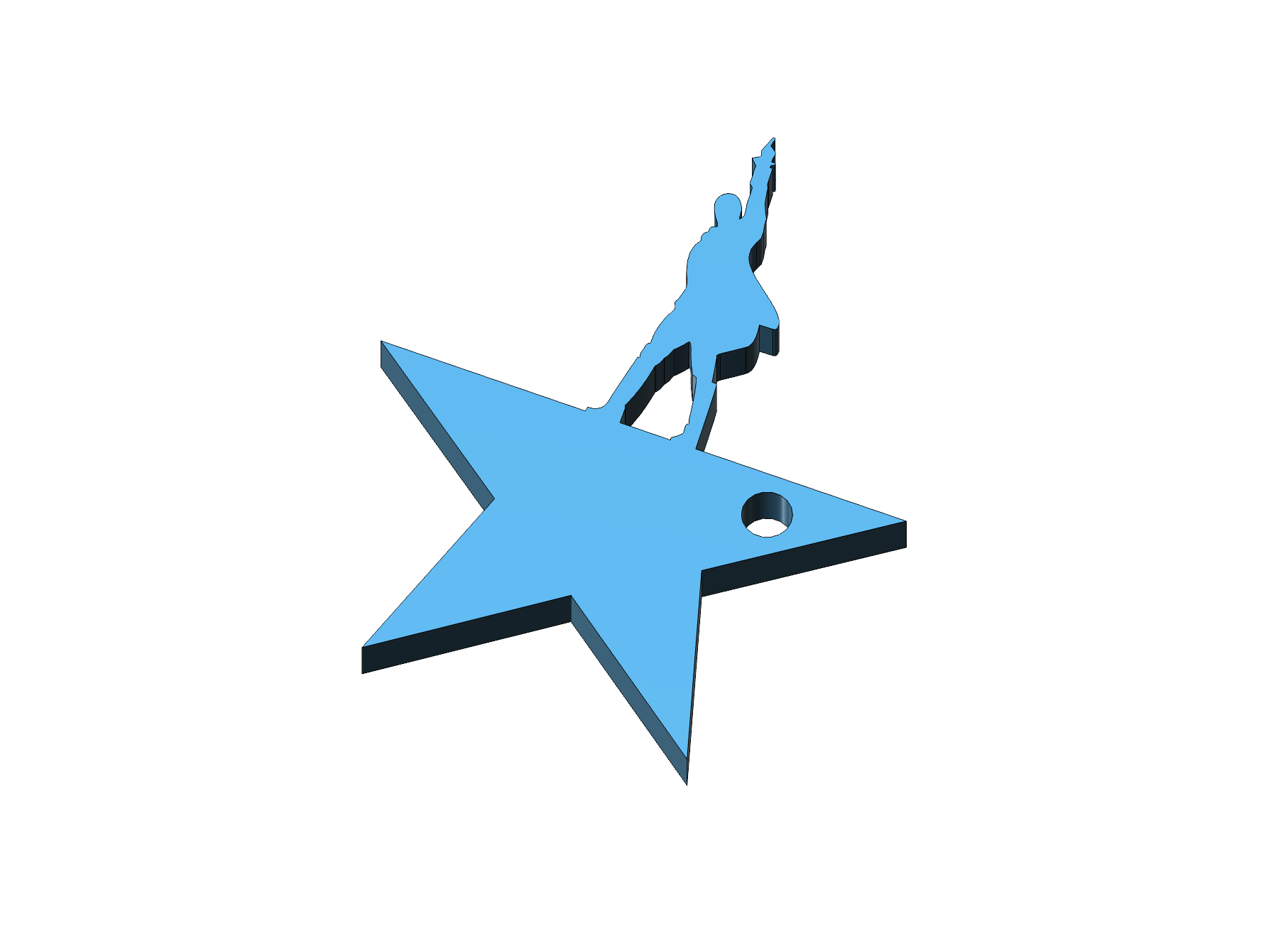 Hamilton keychain