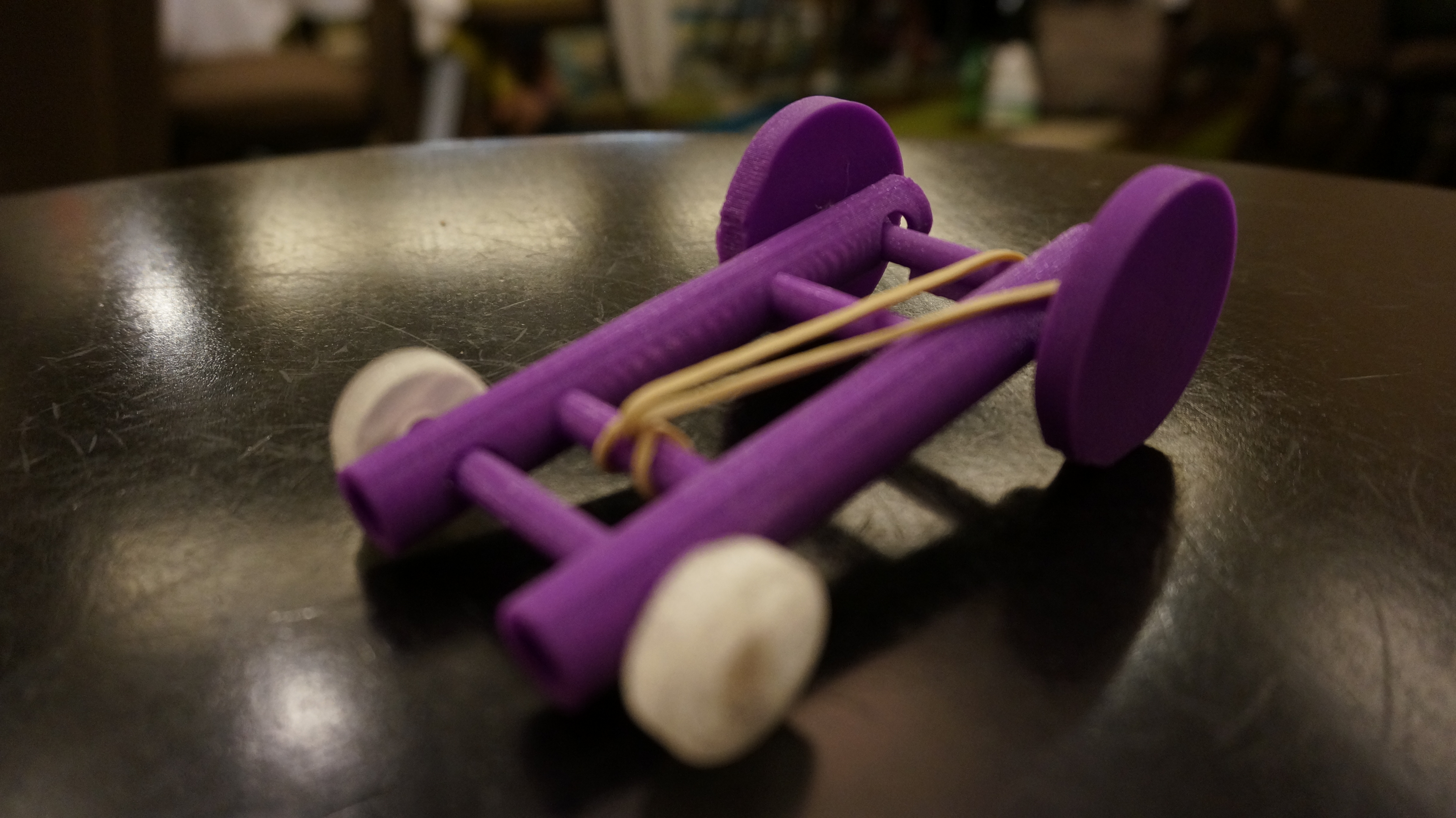 Rubberband Car 3D design and discovery learning project
