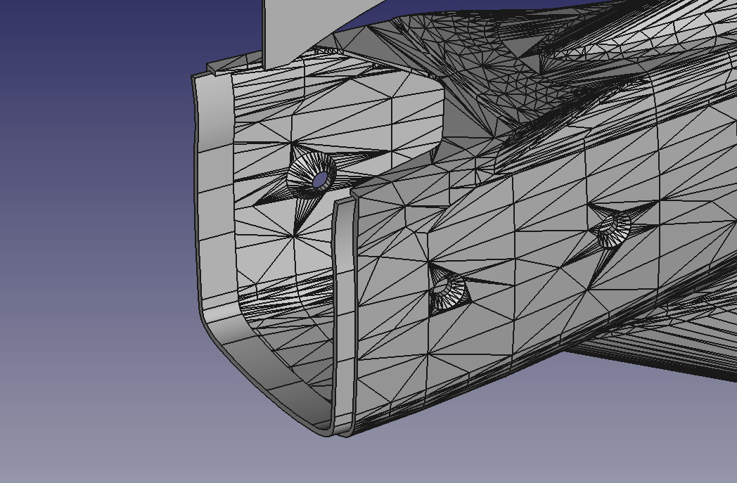 FlyPurrz Purrz.75 Body in 2 pieces - rear with slip surface
