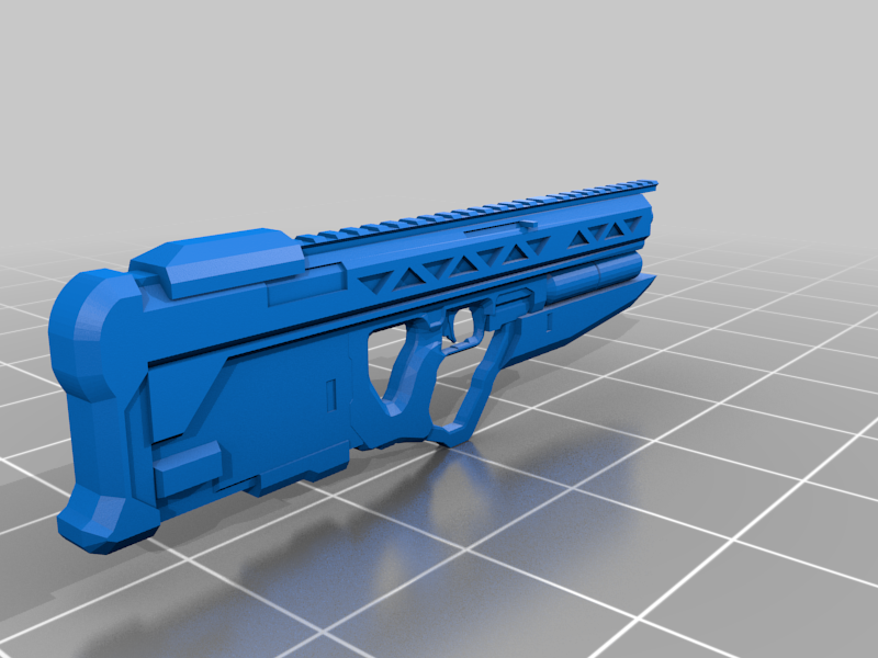Halo 4 Inspired DMR for 1/12 action figure