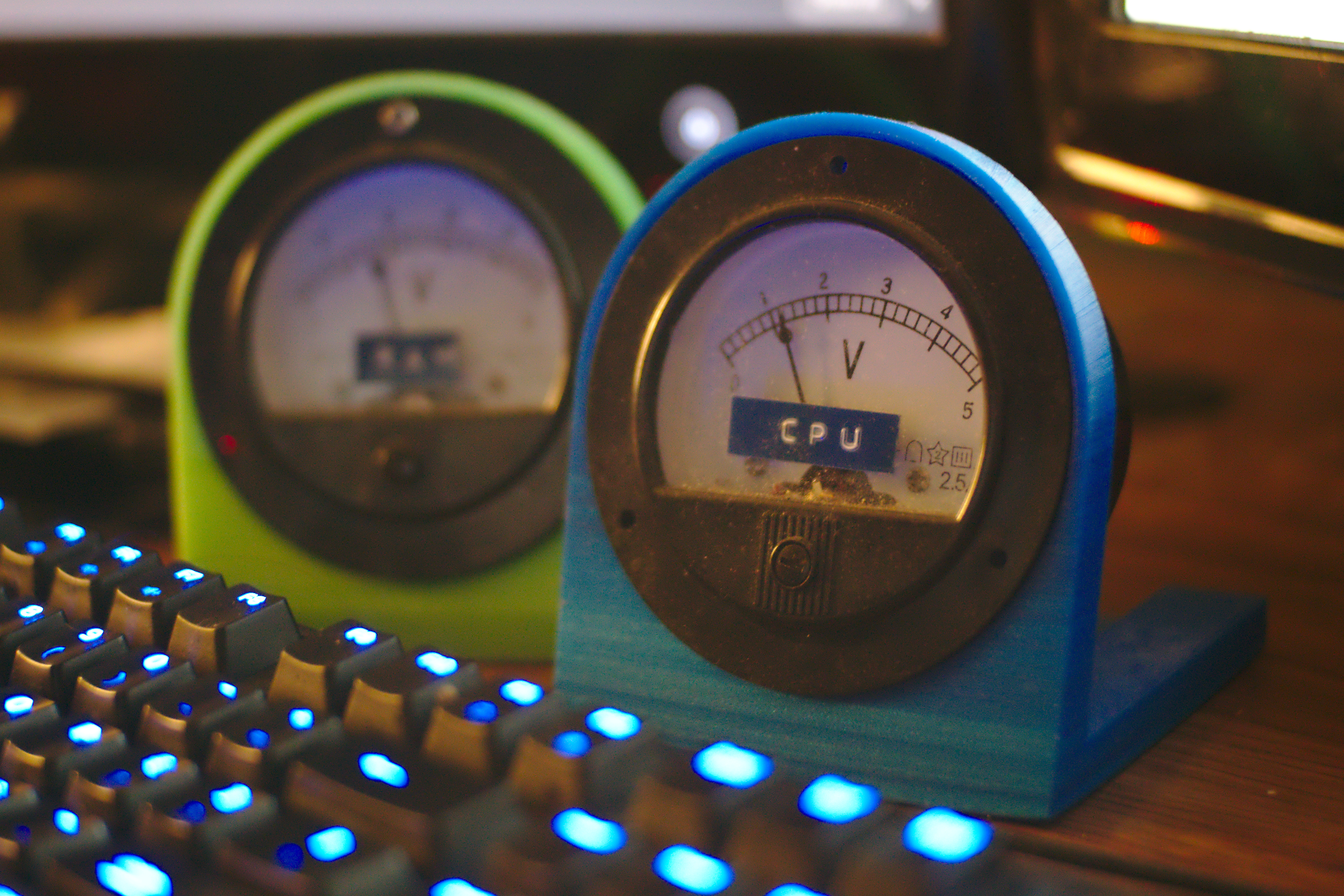 Analog CPU/RAM USB Performance Meter