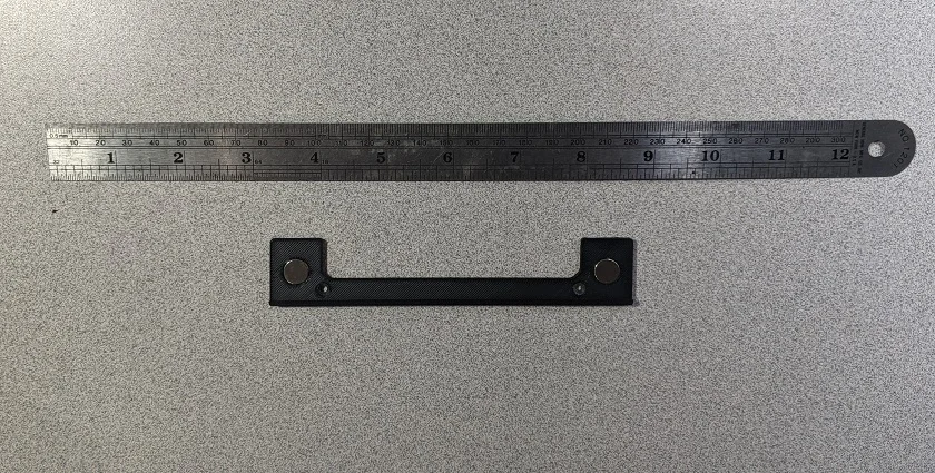 Ruler, Metal General No.1201 Holder Magnetic Wallmount