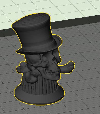 Mad Skull Hatter Guitar Knob - TT
