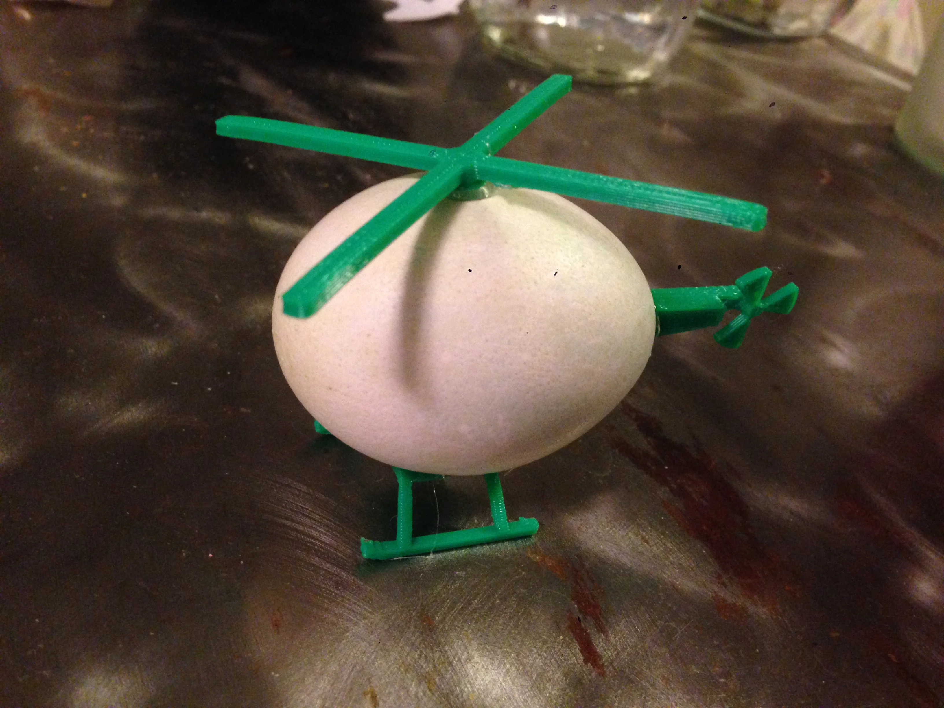 Egg copter pack