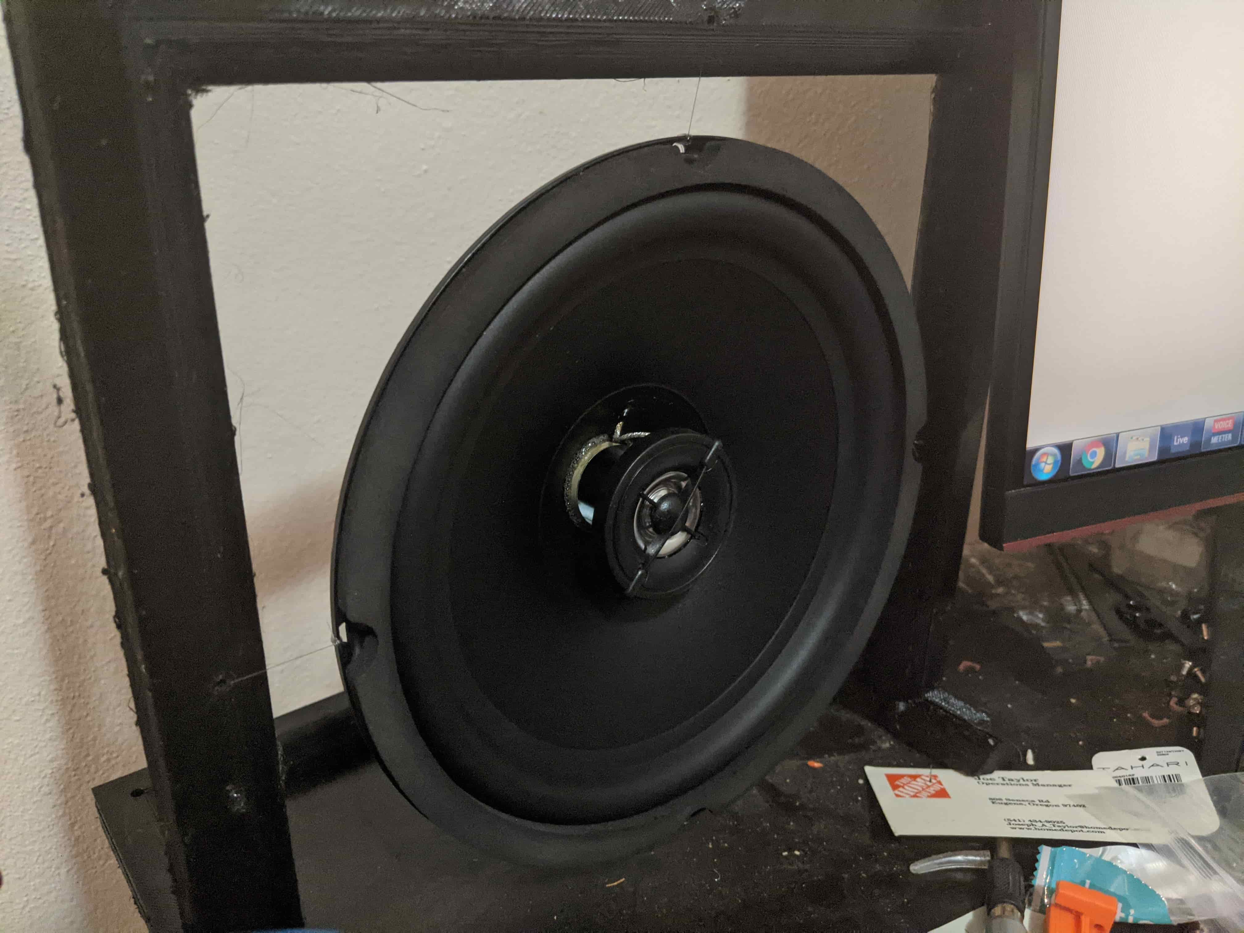 "Floating" 8-Inch open baffle Speakers (Full Range Driver)