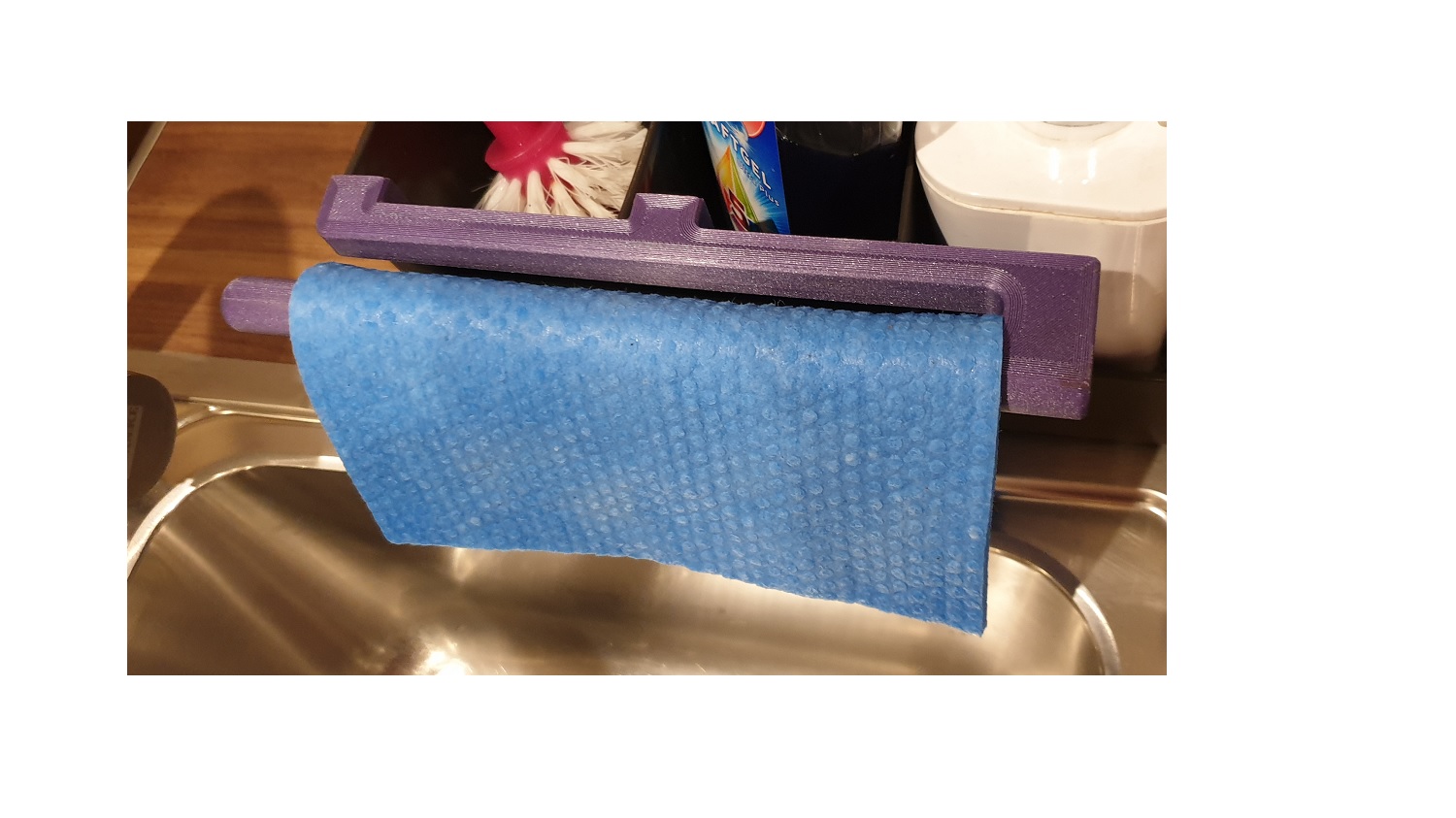 Scourer holder