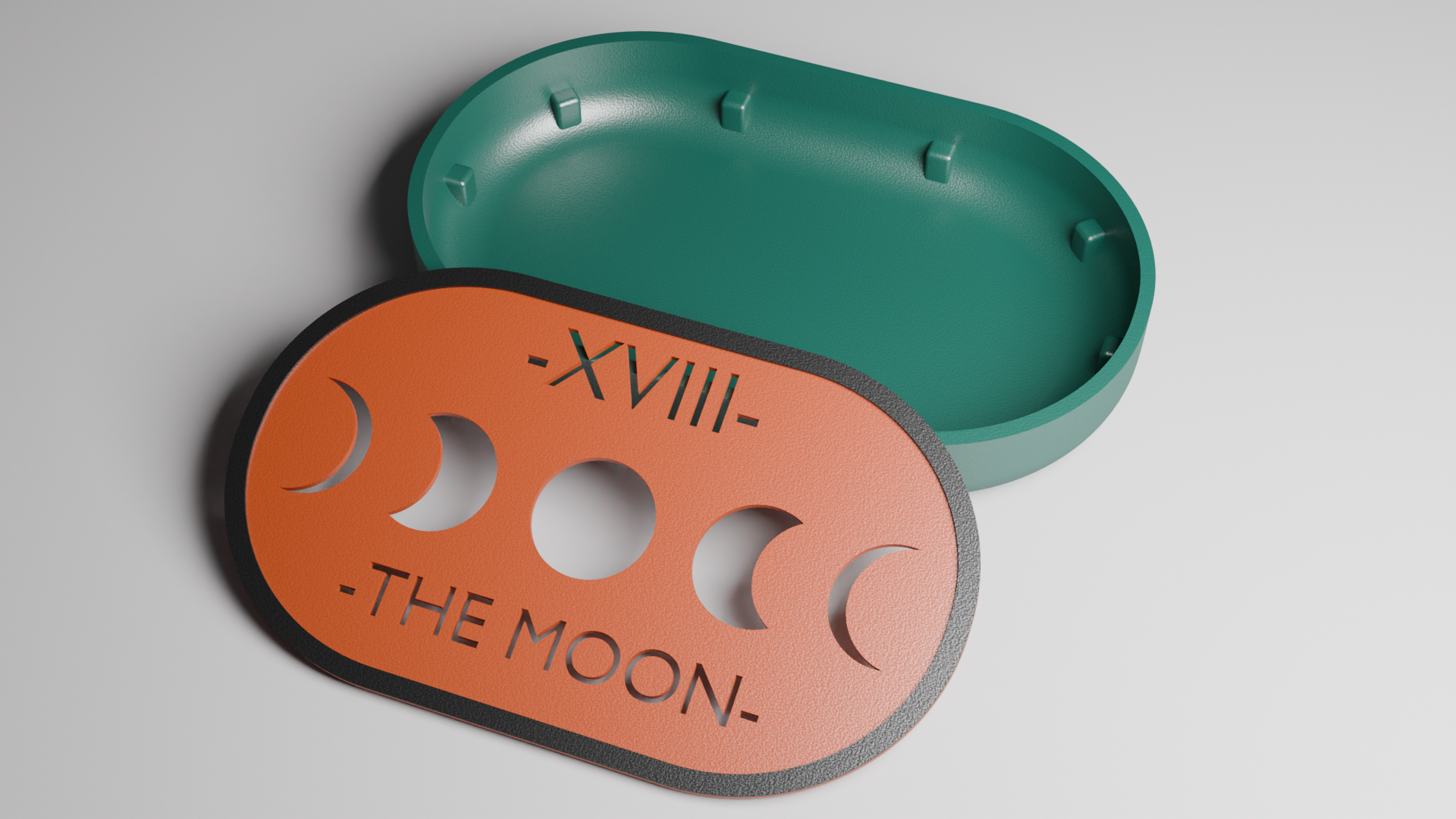 Tarot-Inspired Soap Dish Tray -THE MOON-