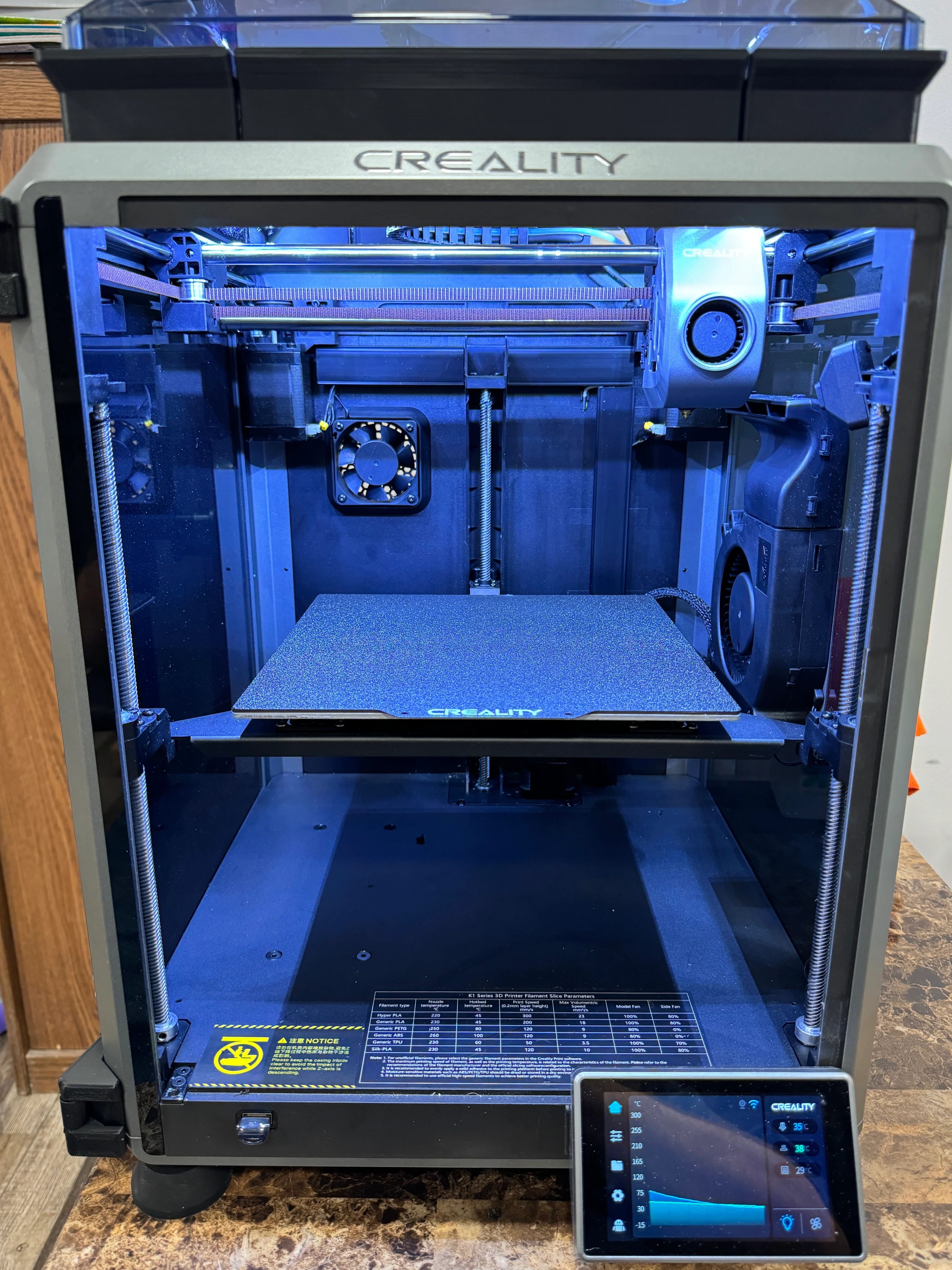 Creality K1 Riser for LED Mod
