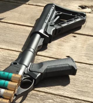 M870 M4 stock grip adapter for AEG