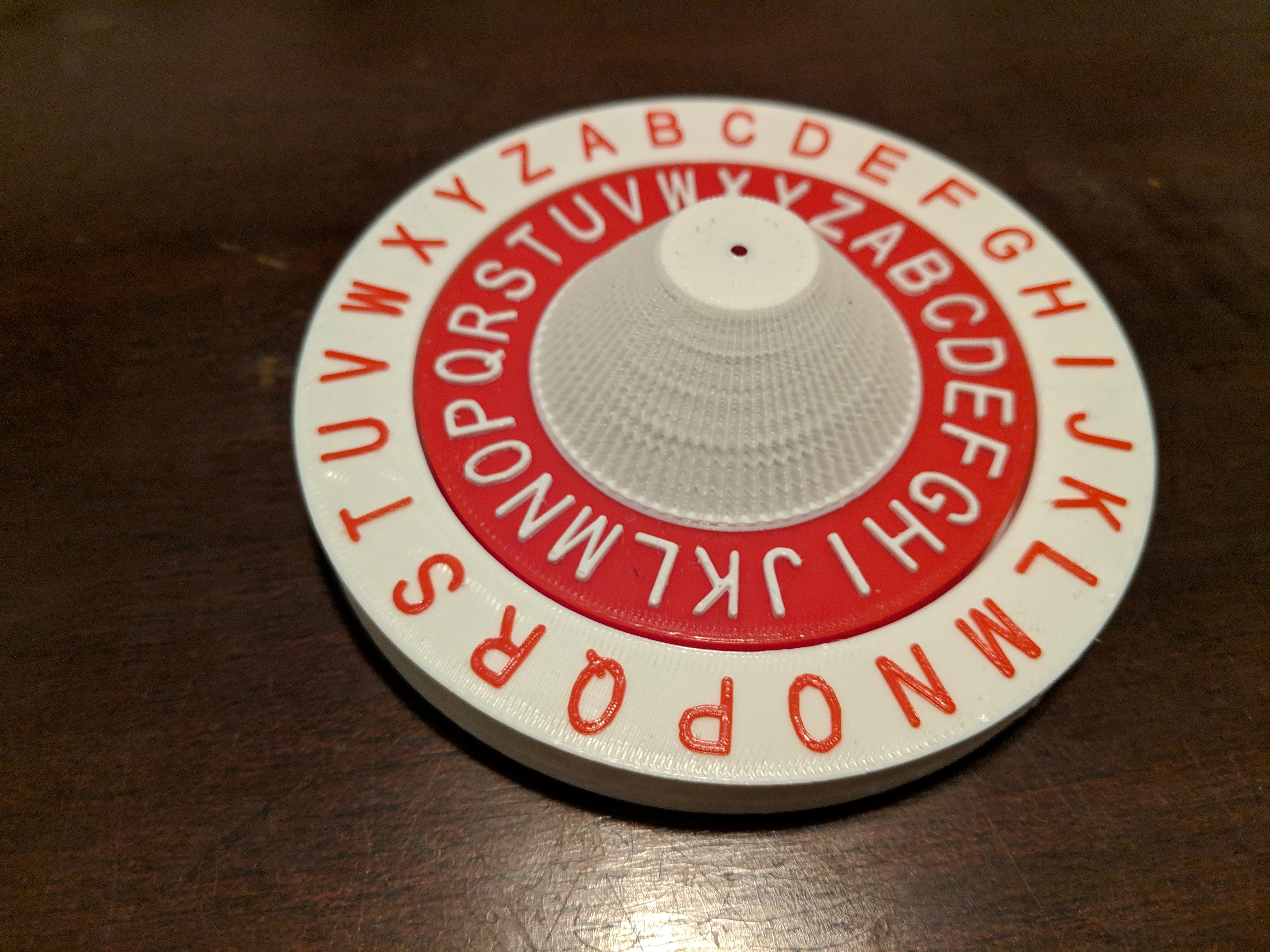 Snap-together Decoder Wheel