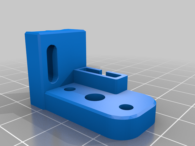 Red Squirrel Compact Fan Housing - Ender 3 Pro CR-10 - 5015 Rev1