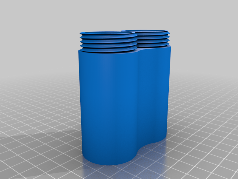 26650 Battery Case with screw lid