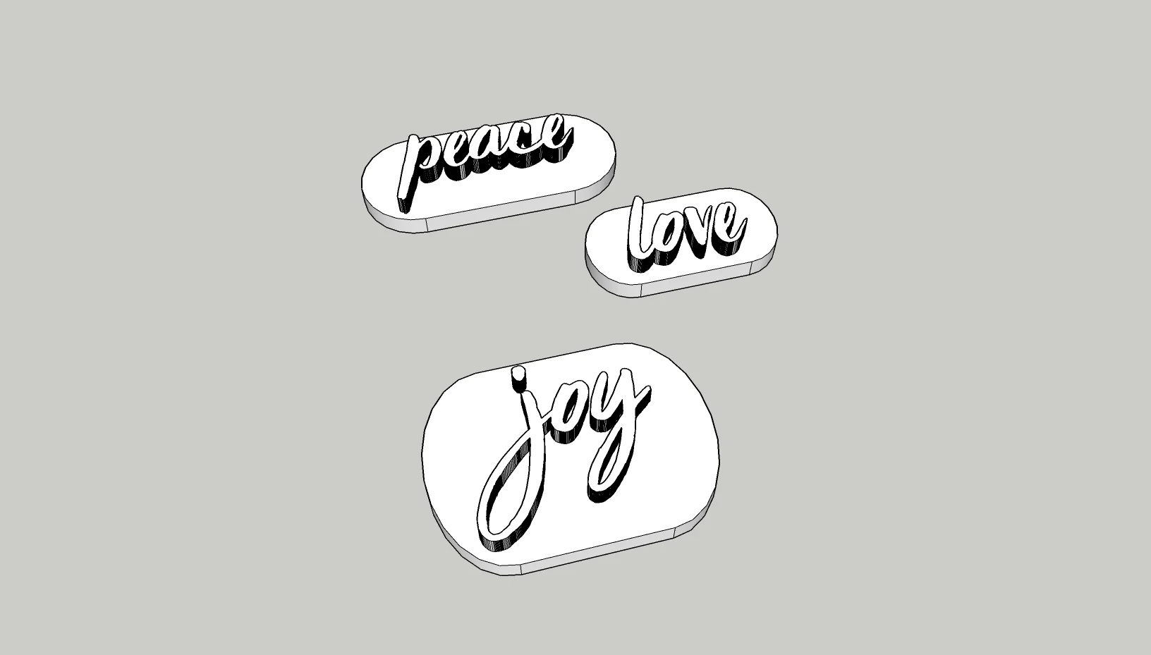 Basic Phrases Cookie/Craft Stamp